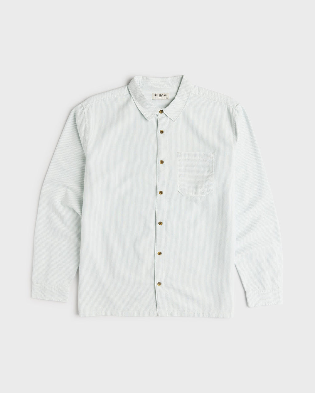 Garage Post Up Long Sleeve Oxford Shirt - Blue Smoke