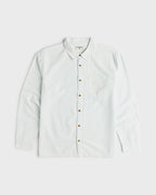 Garage Post Up Long Sleeve Oxford Shirt - Blue Smoke