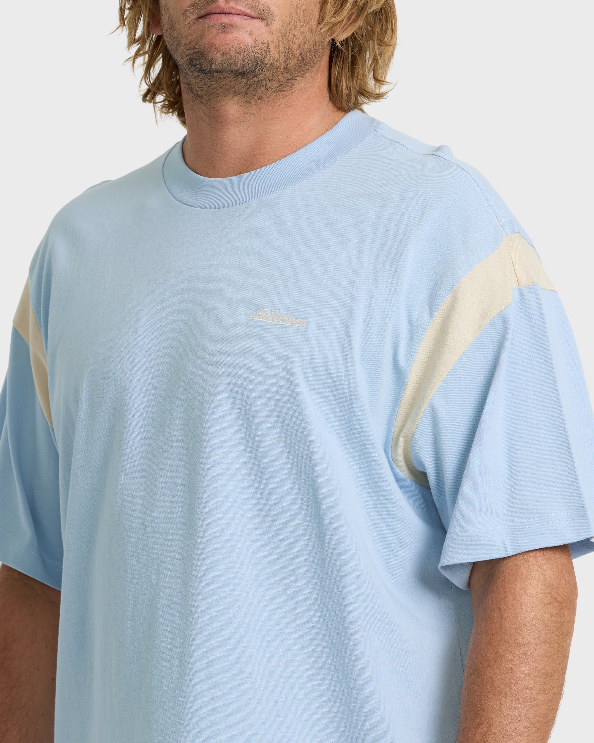 Highway Garage Short Sleeve Knit T-Shirt - Blue Smoke