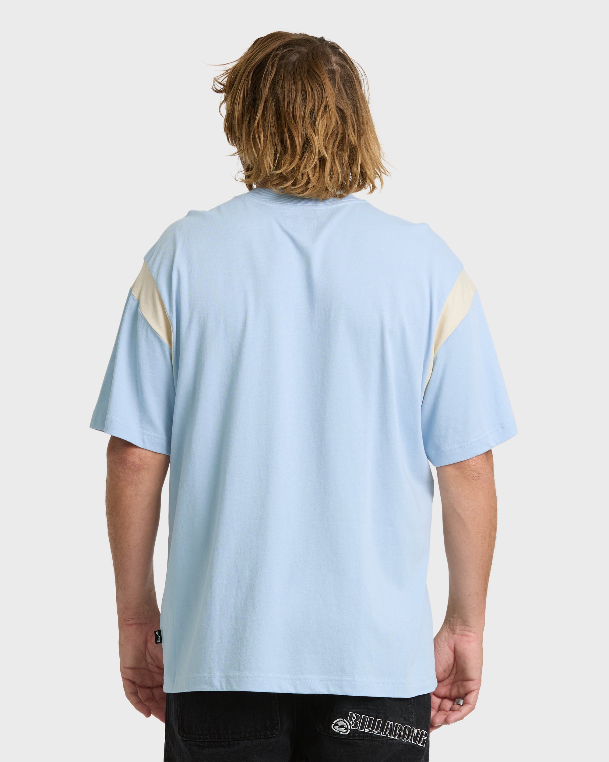 Highway Garage Short Sleeve Knit T-Shirt - Blue Smoke
