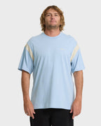 Highway Garage Short Sleeve Knit T-Shirt - Blue Smoke