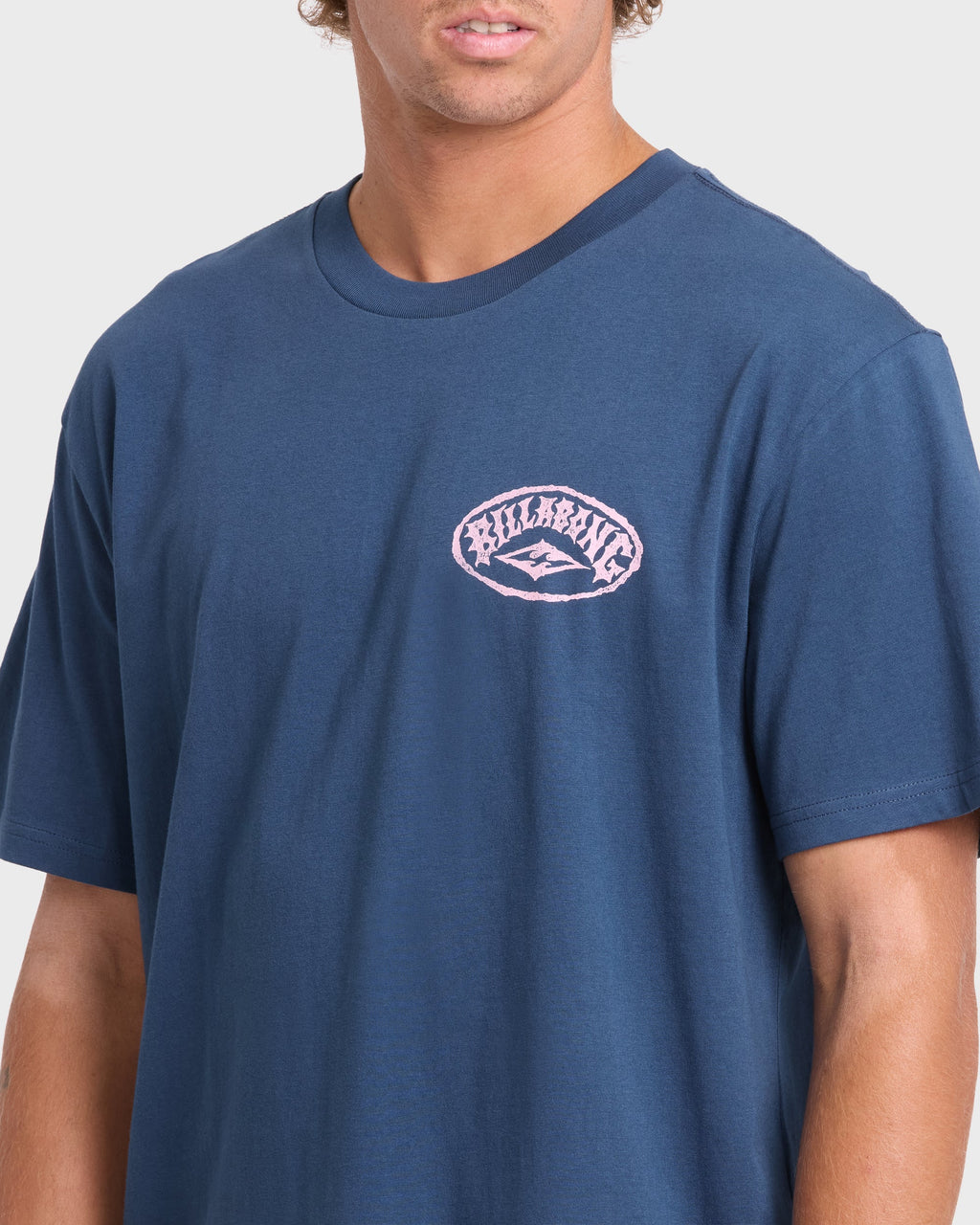 Reverse Premium Short Sleeve Cotton T-Shirt - Dark Denim