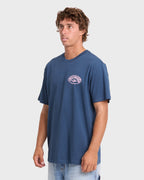 Reverse Premium Short Sleeve Cotton T-Shirt - Dark Denim