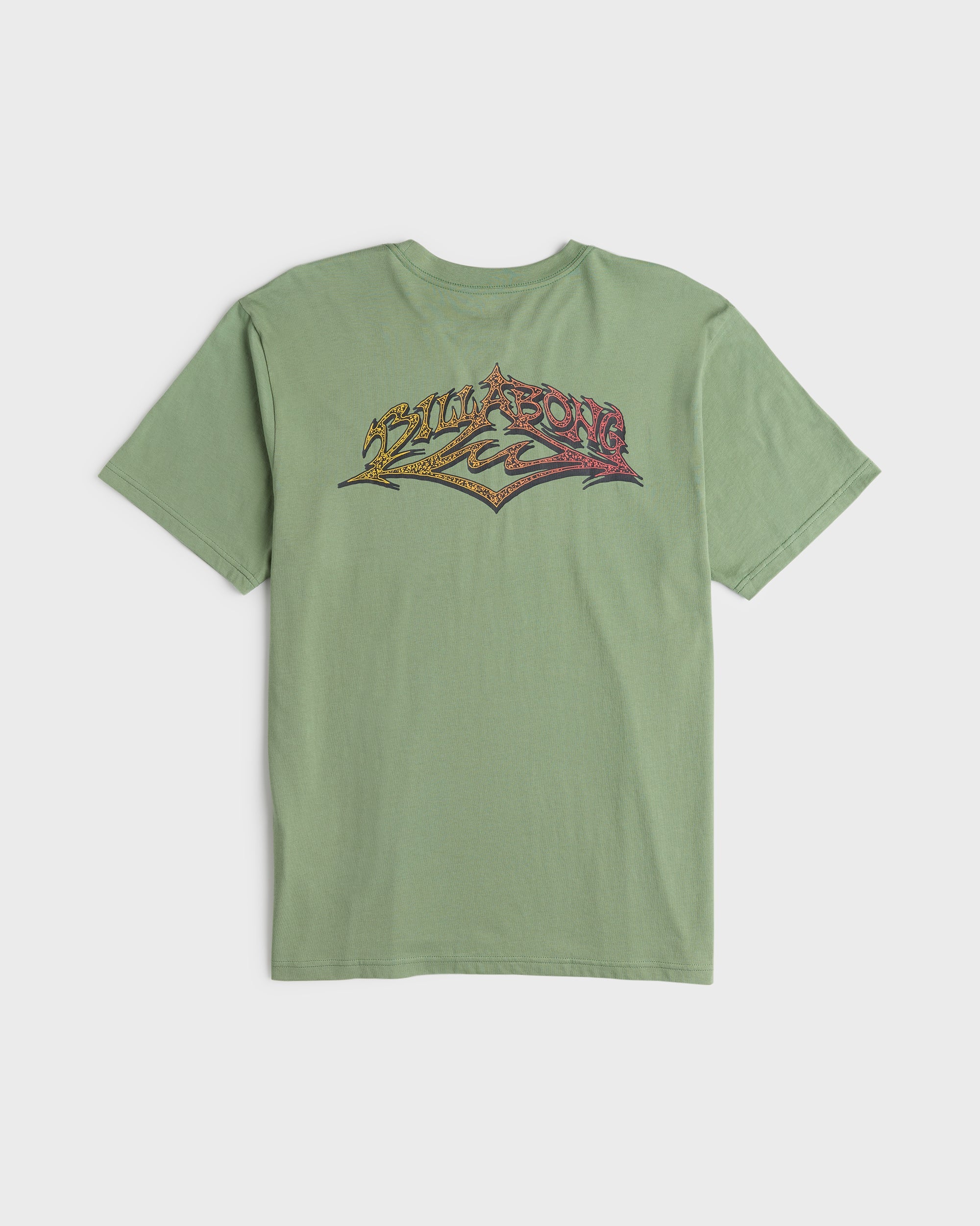 Reverse Premium Short Sleeve Cotton T-Shirt - Hedge Green