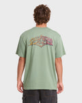 Reverse Premium Short Sleeve Cotton T-Shirt - Hedge Green