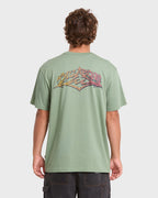 Reverse Premium Short Sleeve Cotton T-Shirt - Hedge Green