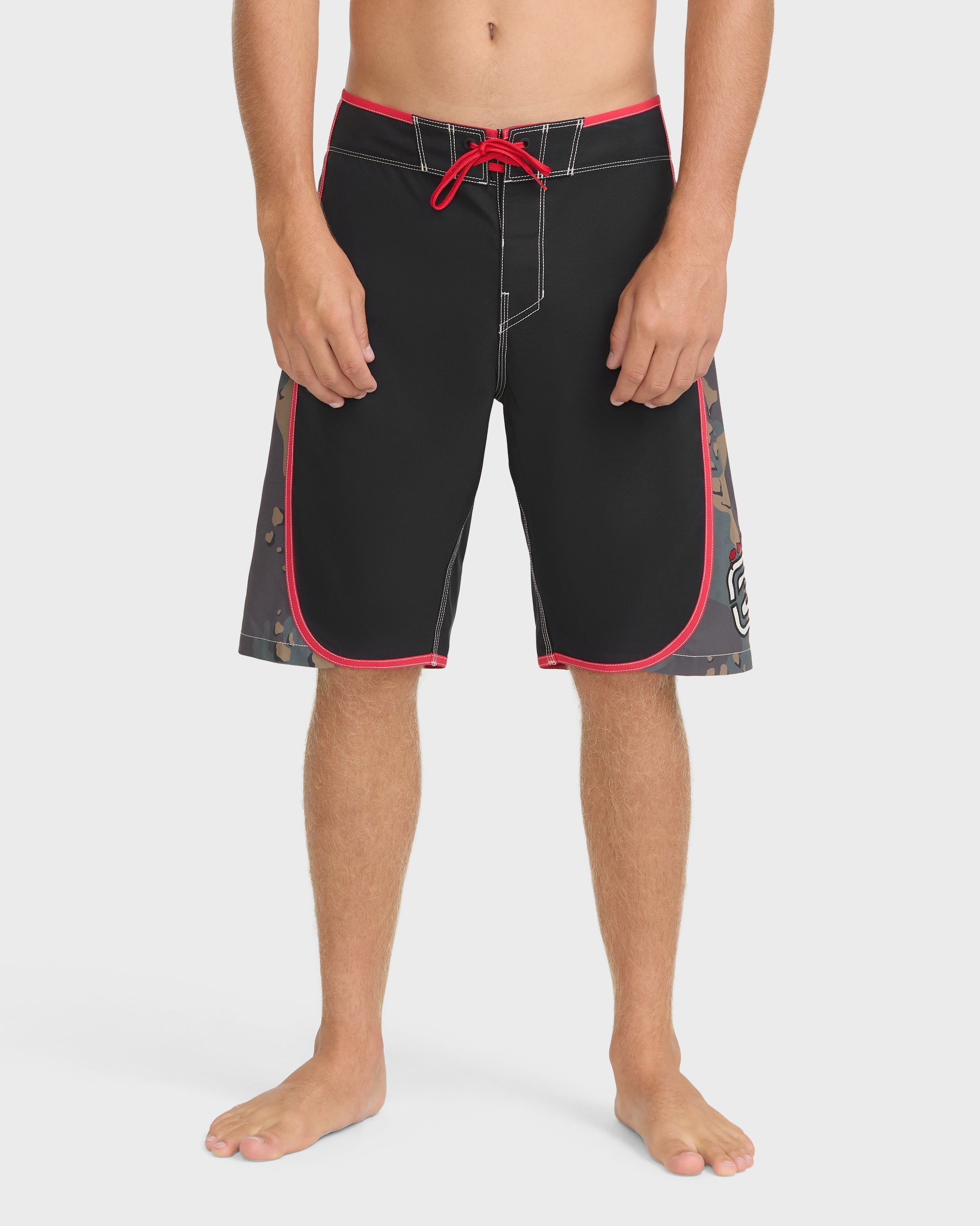 73 Long Bong Hawaii Pro 21 Boardshorts - Black