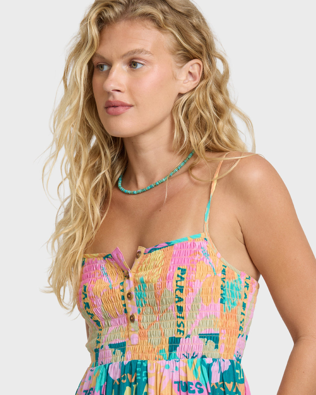 Fever Dream Mini Dress - Deep Lagoon Multi