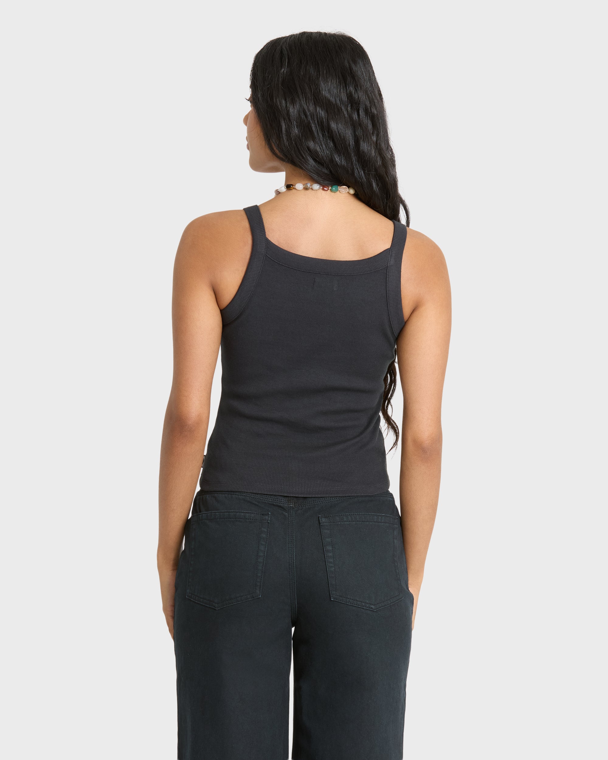 Day Trip Forever Tank Top - Black Sands