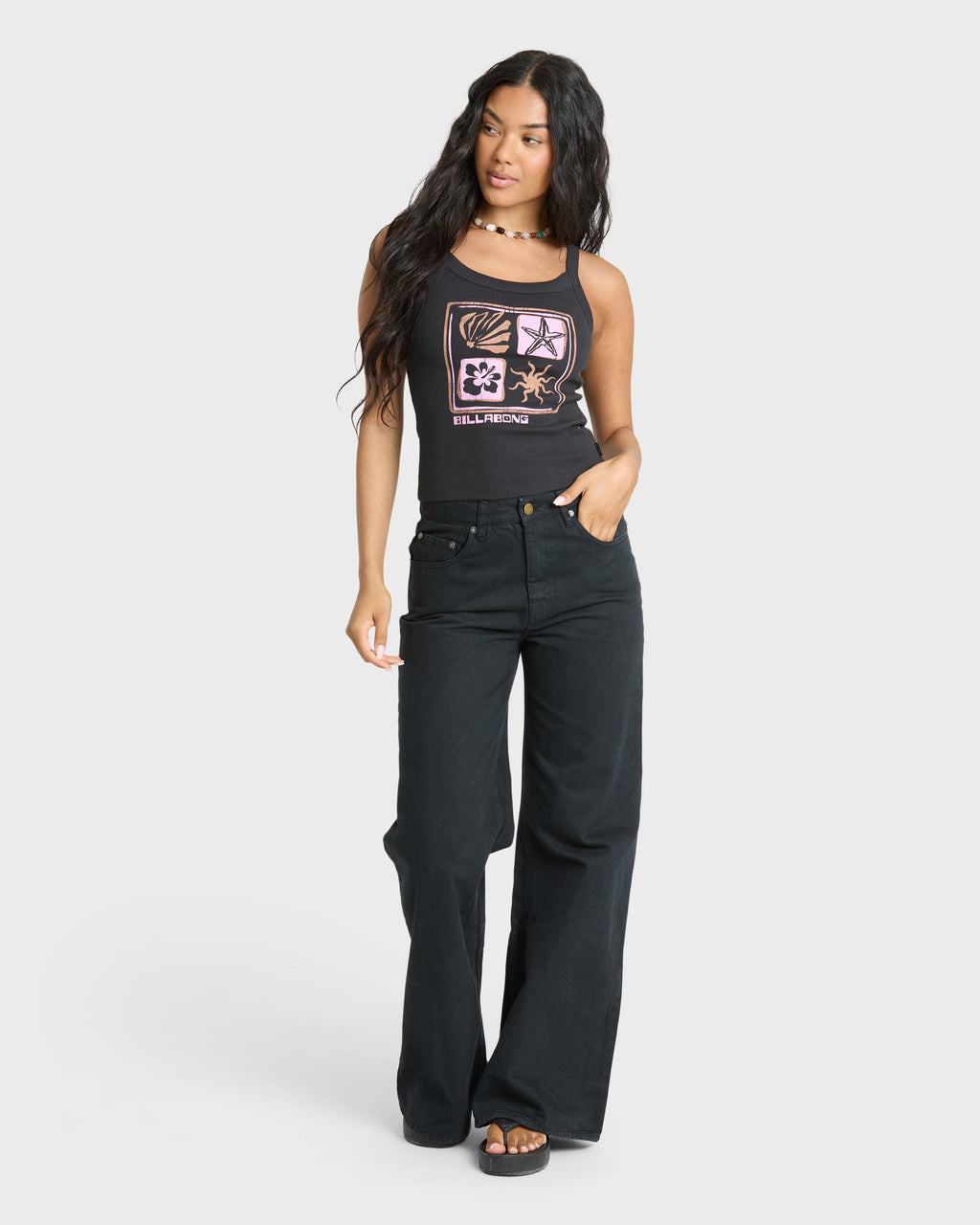 Day Trip Forever Tank Top - Black Sands