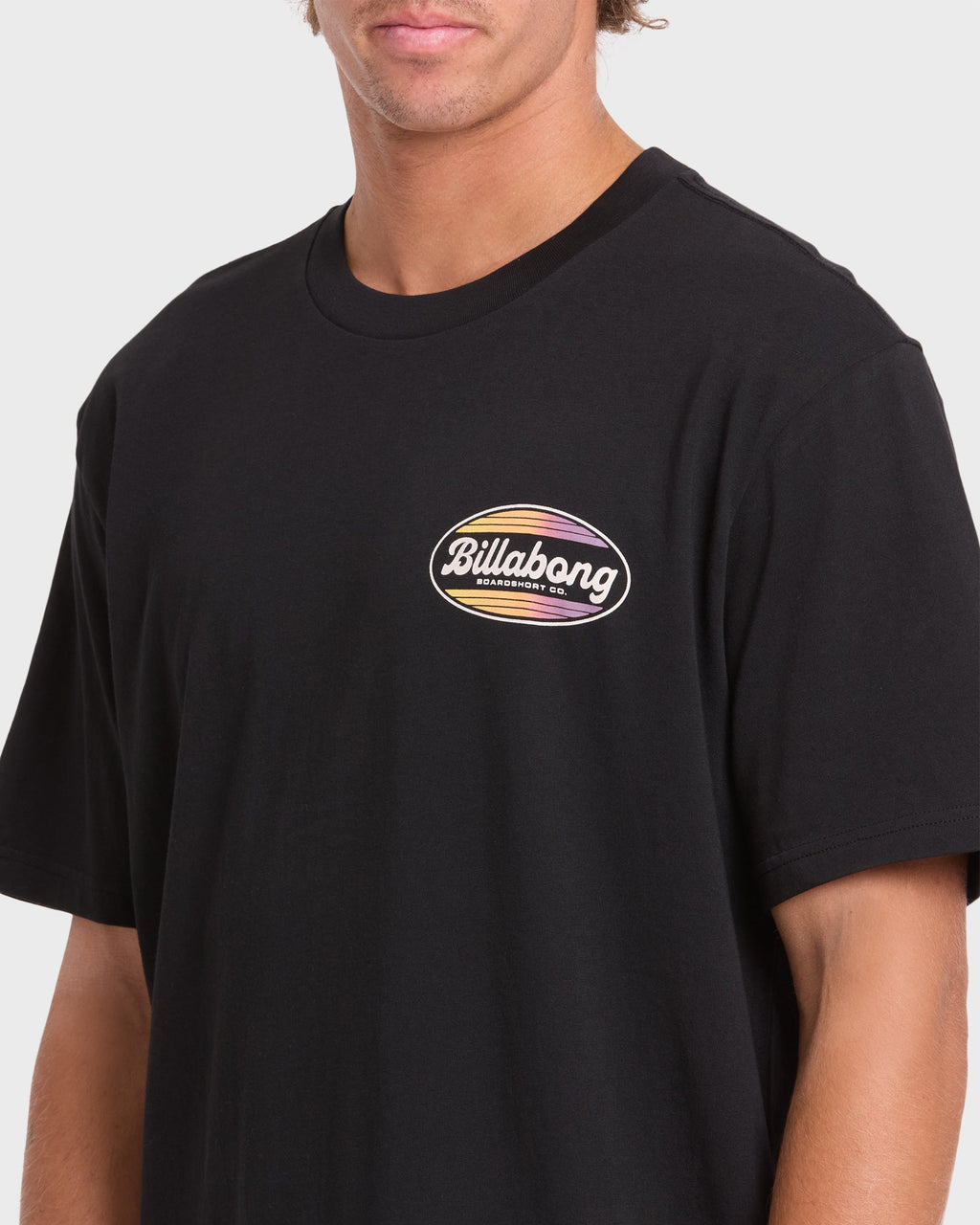 Off Duty Premium Short Sleeve Cotton T-Shirt - Black