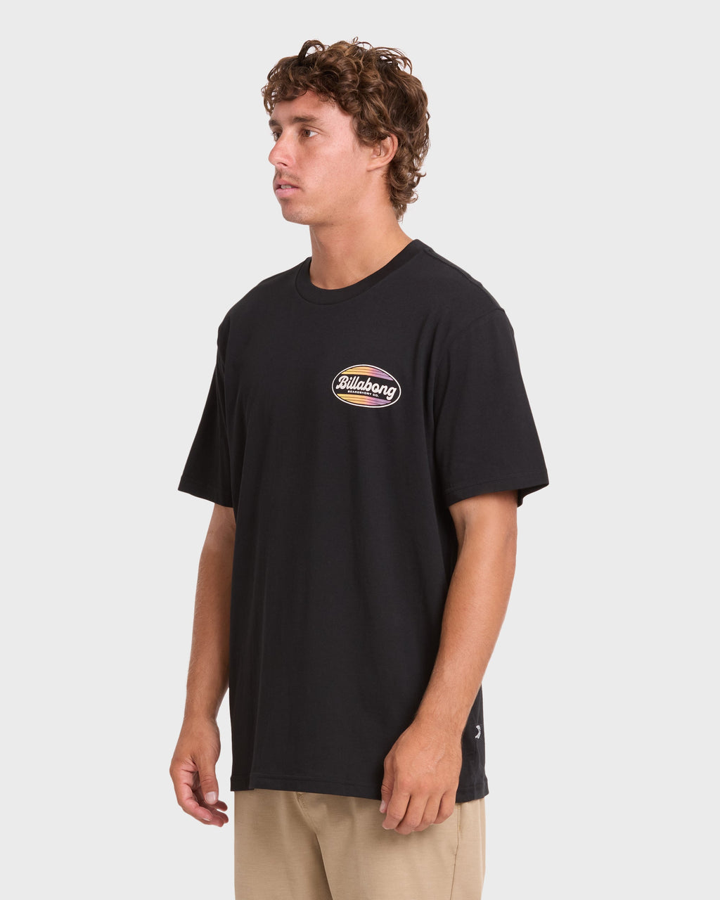 Off Duty Premium Short Sleeve Cotton T-Shirt - Black