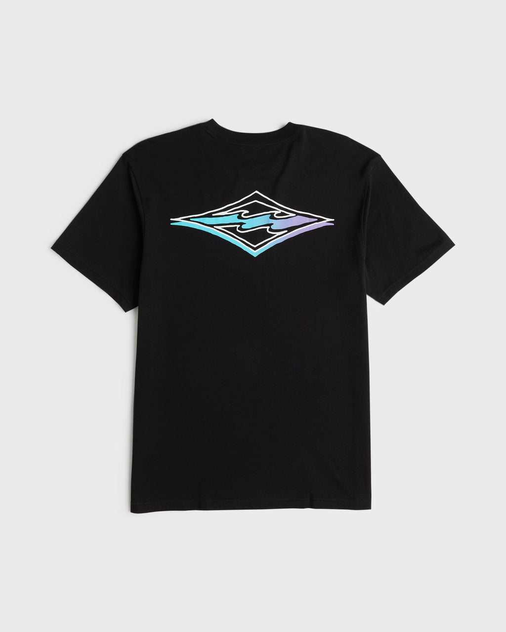 Crayon Wave Premium Short Sleeve Knit T-Shirt - Black