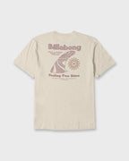 Single Fin Premium Short Sleeve Knit T-Shirt - Oatmeal