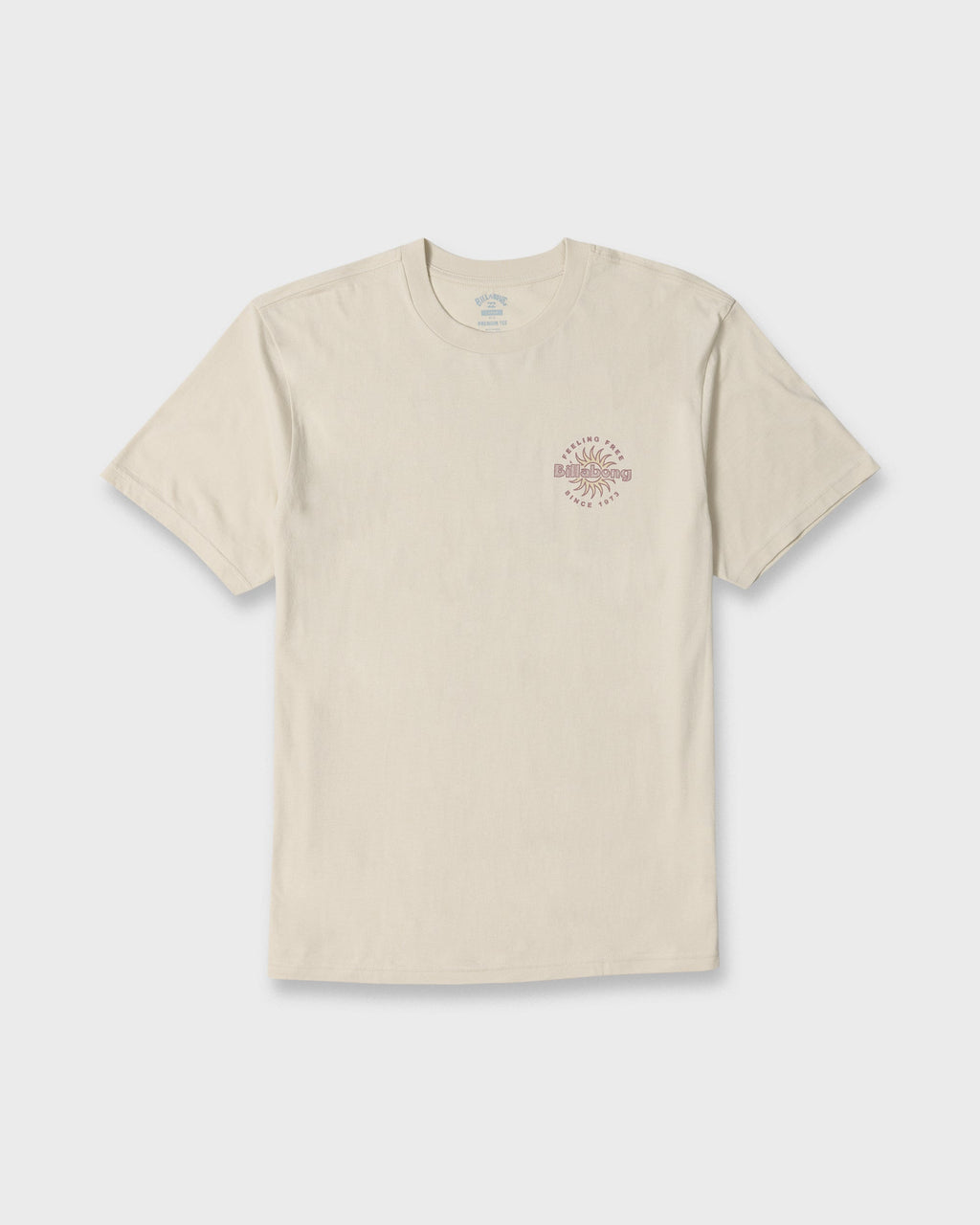 Single Fin Premium Short Sleeve Knit T-Shirt - Oatmeal