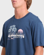 Check Out Premium Short Sleeve Knit T-Shirt - Dark Denim