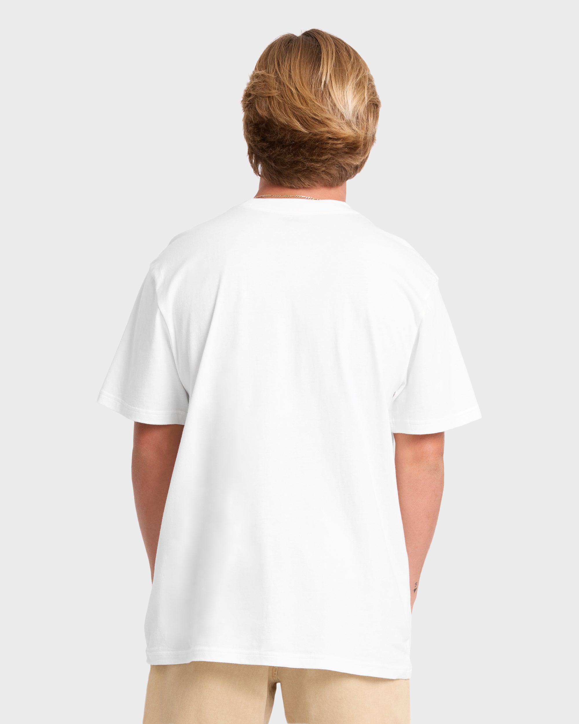 Check Out Premium Short Sleeve Knit T-Shirt - Off White