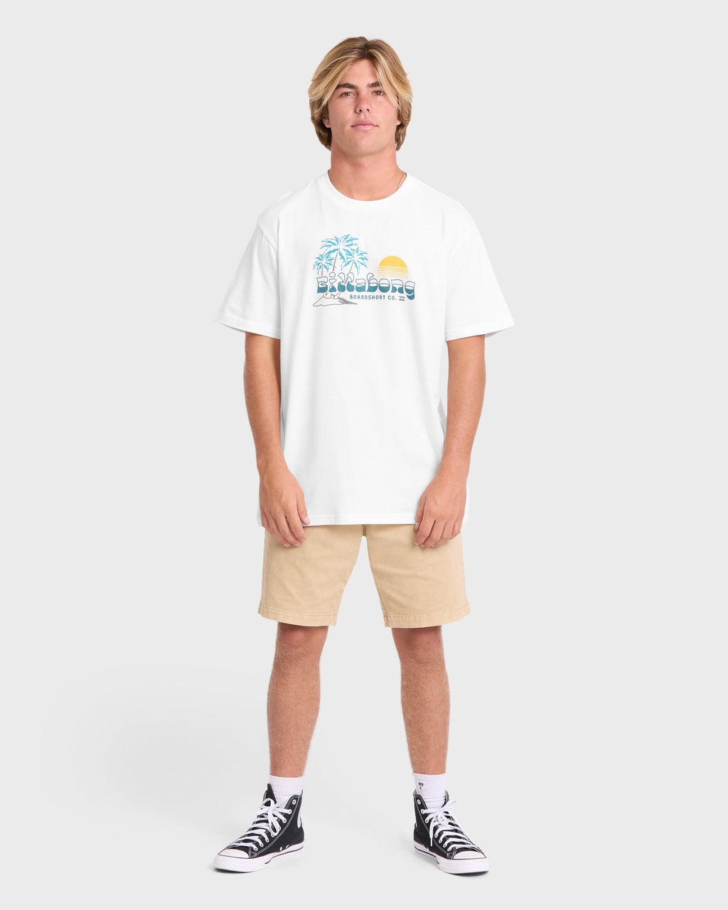 Check Out Premium Short Sleeve Knit T-Shirt - Off White