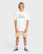 Check Out Premium Short Sleeve Knit T-Shirt - Off White