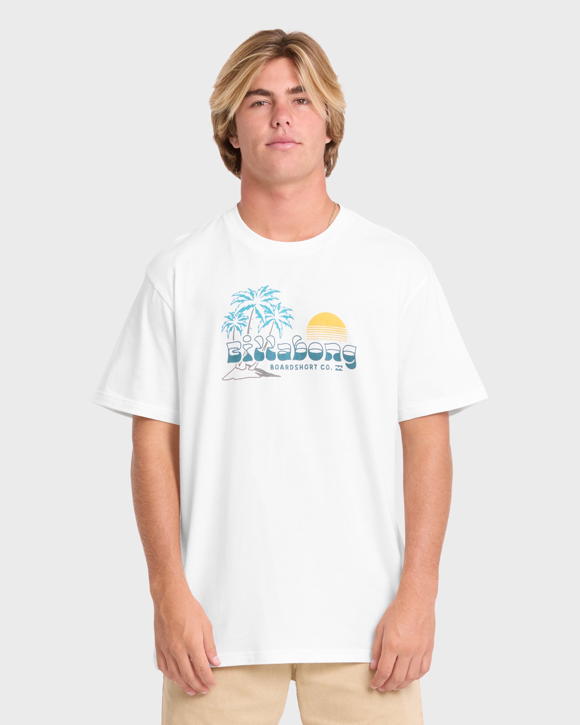 Check Out Premium Short Sleeve Knit T-Shirt - Off White