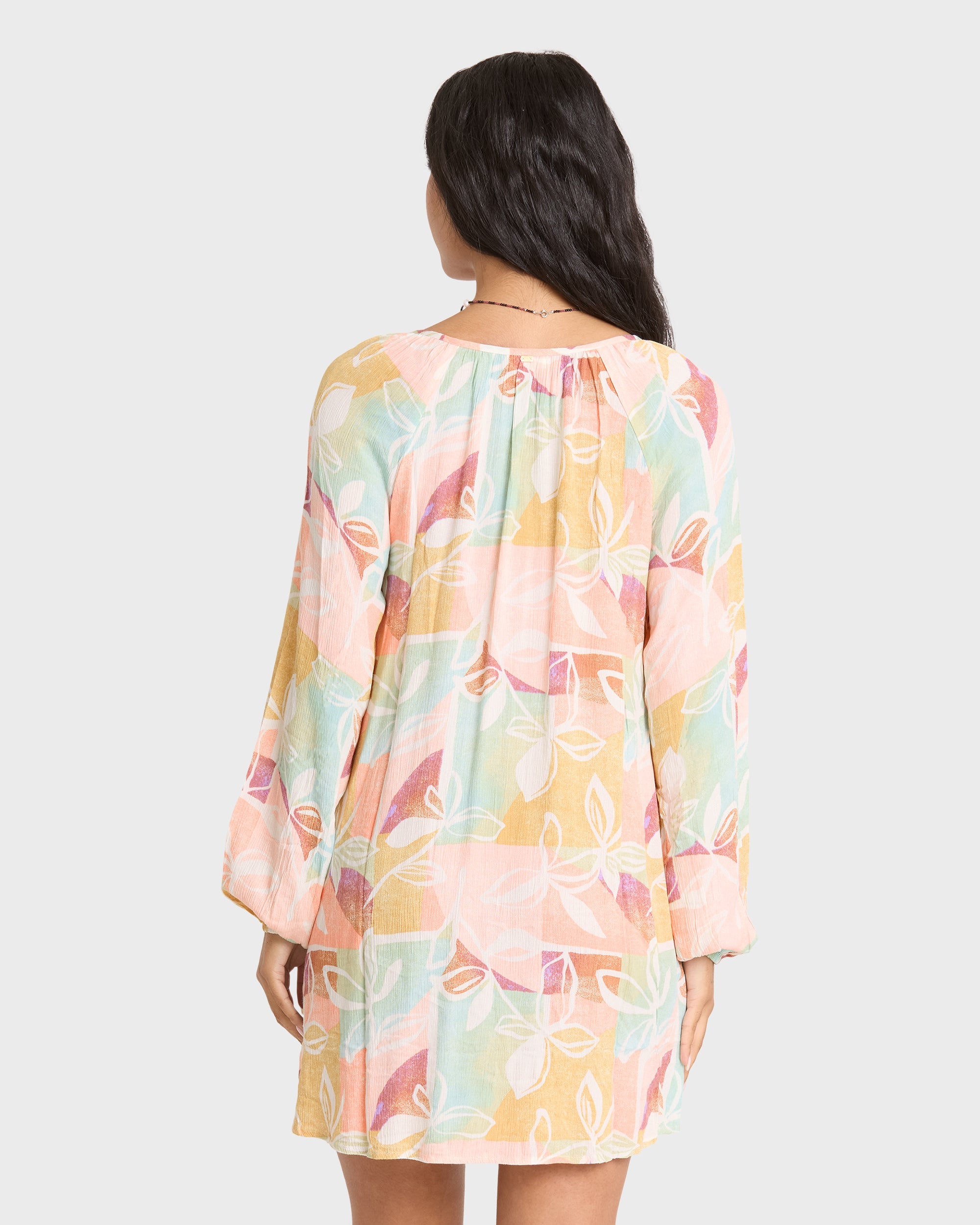 Sweet Dreamer Mini Dress - Orange Multi