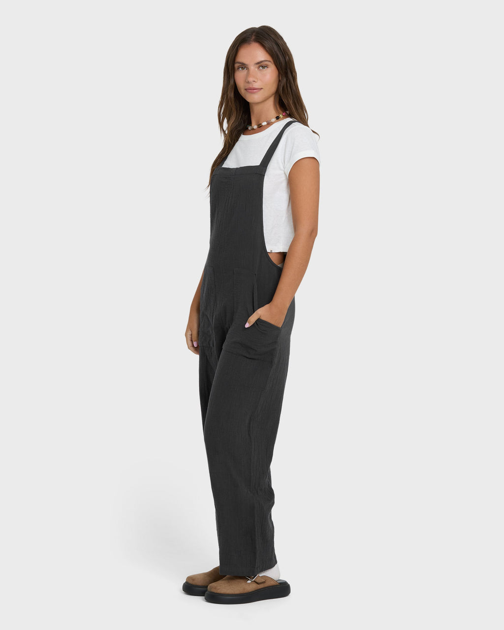 Pacific Time Jumpsuit - Black Sands