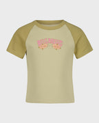 Girls Hibiscus Minds Short Sleeve T-Shirt
