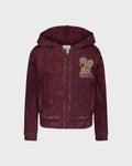 Girls Wildflower Zip Sweatshirt