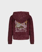 Girls Wildflower Zip Sweatshirt