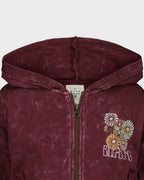 Girls Wildflower Zip Sweatshirt