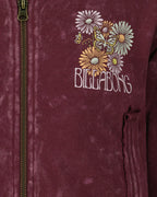 Girls Wildflower Zip Sweatshirt