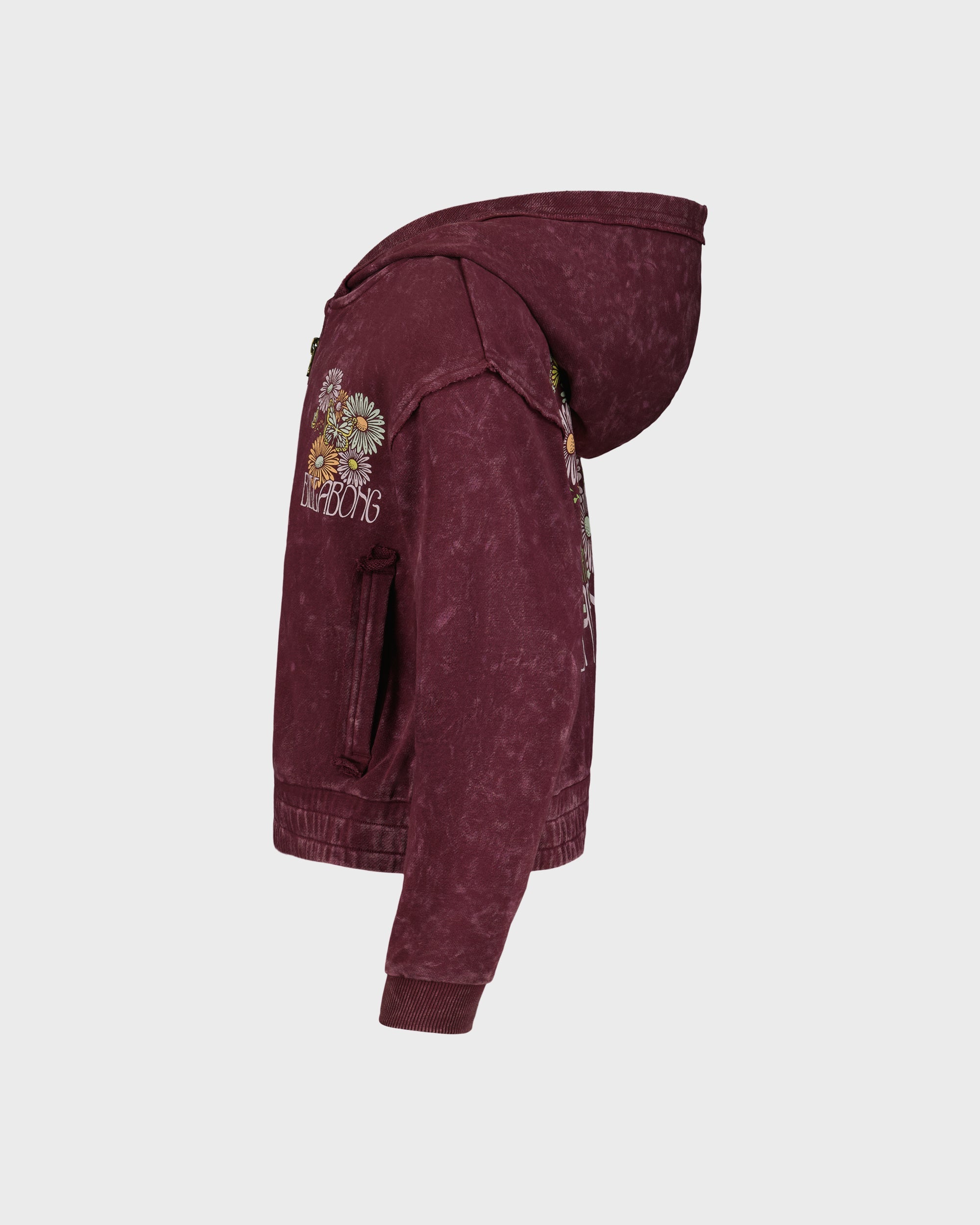 Girls Wildflower Zip Sweatshirt