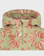 Girls Just In Time Half Zip Sherpa Hoodie