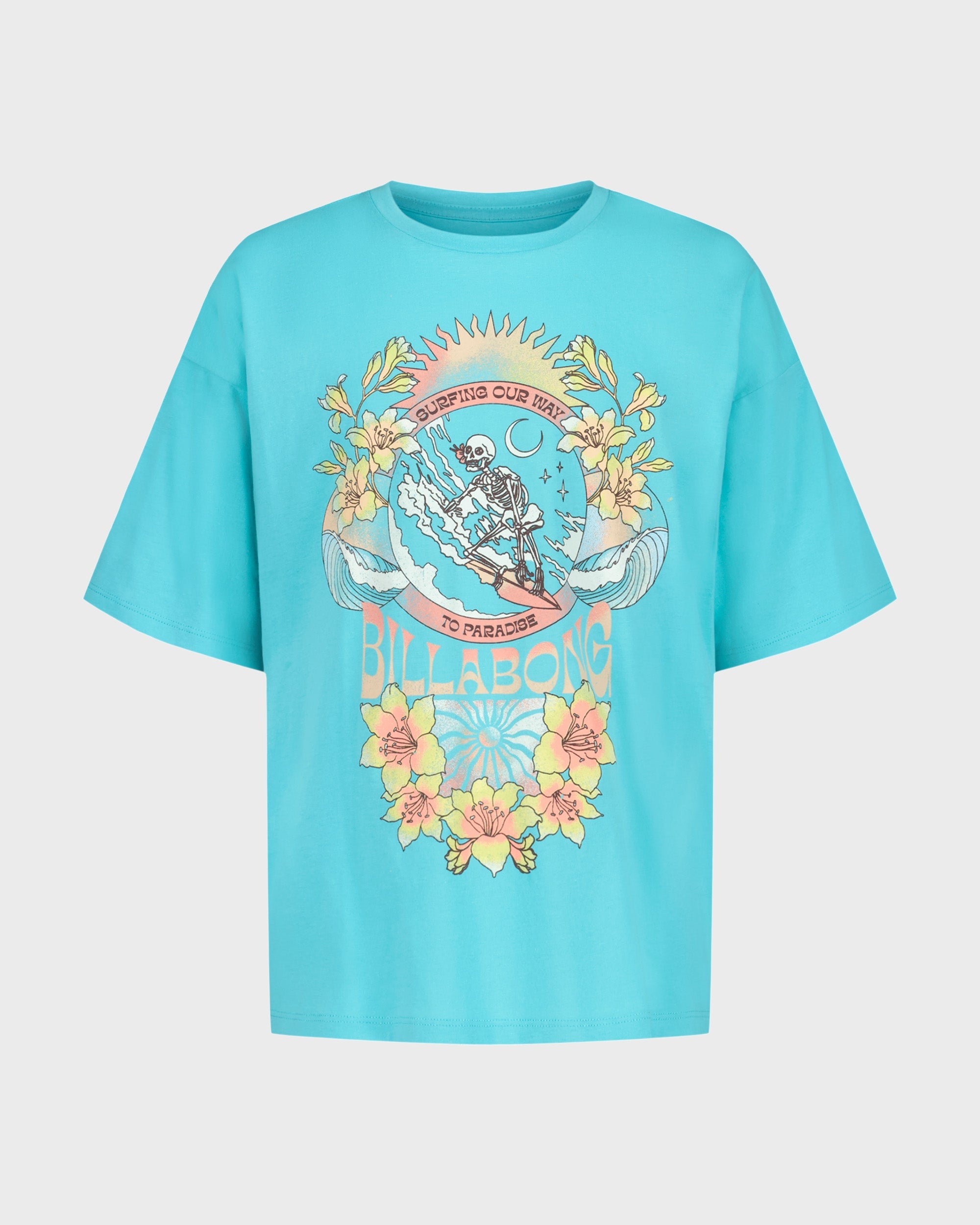 Girls Surfing Oversized T-Shirt