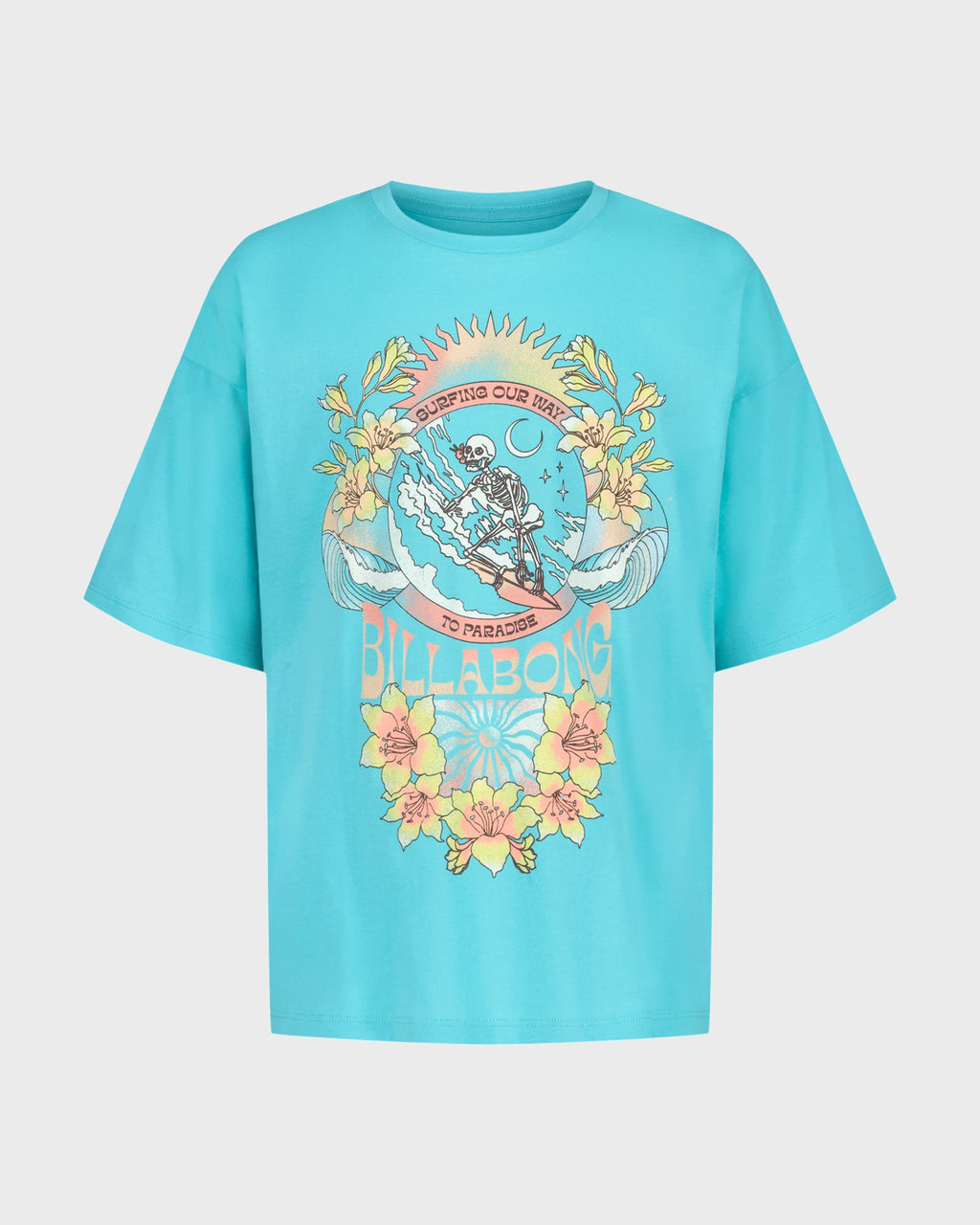 Girls Surfing Oversized T-Shirt