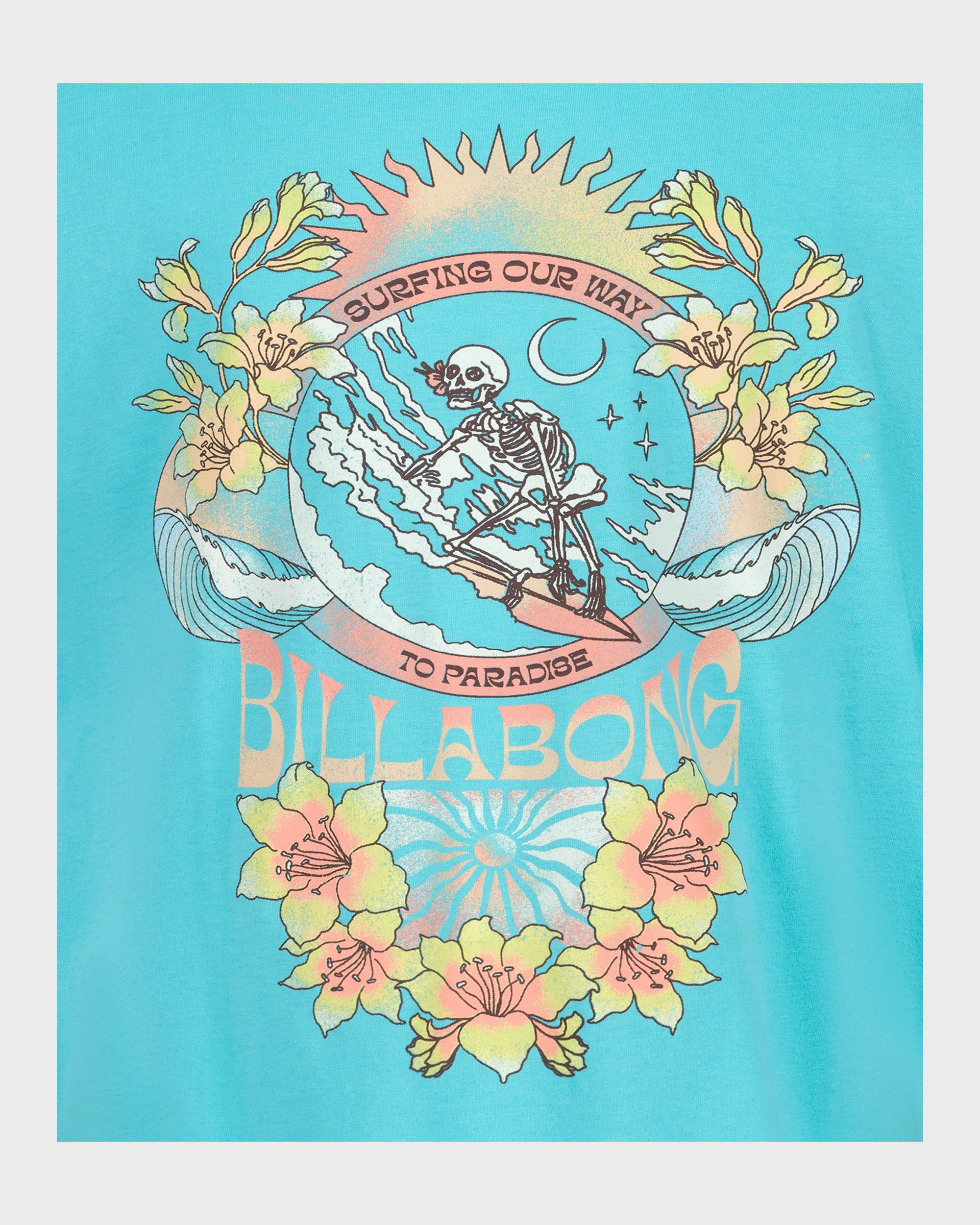 Girls Surfing Oversized T-Shirt