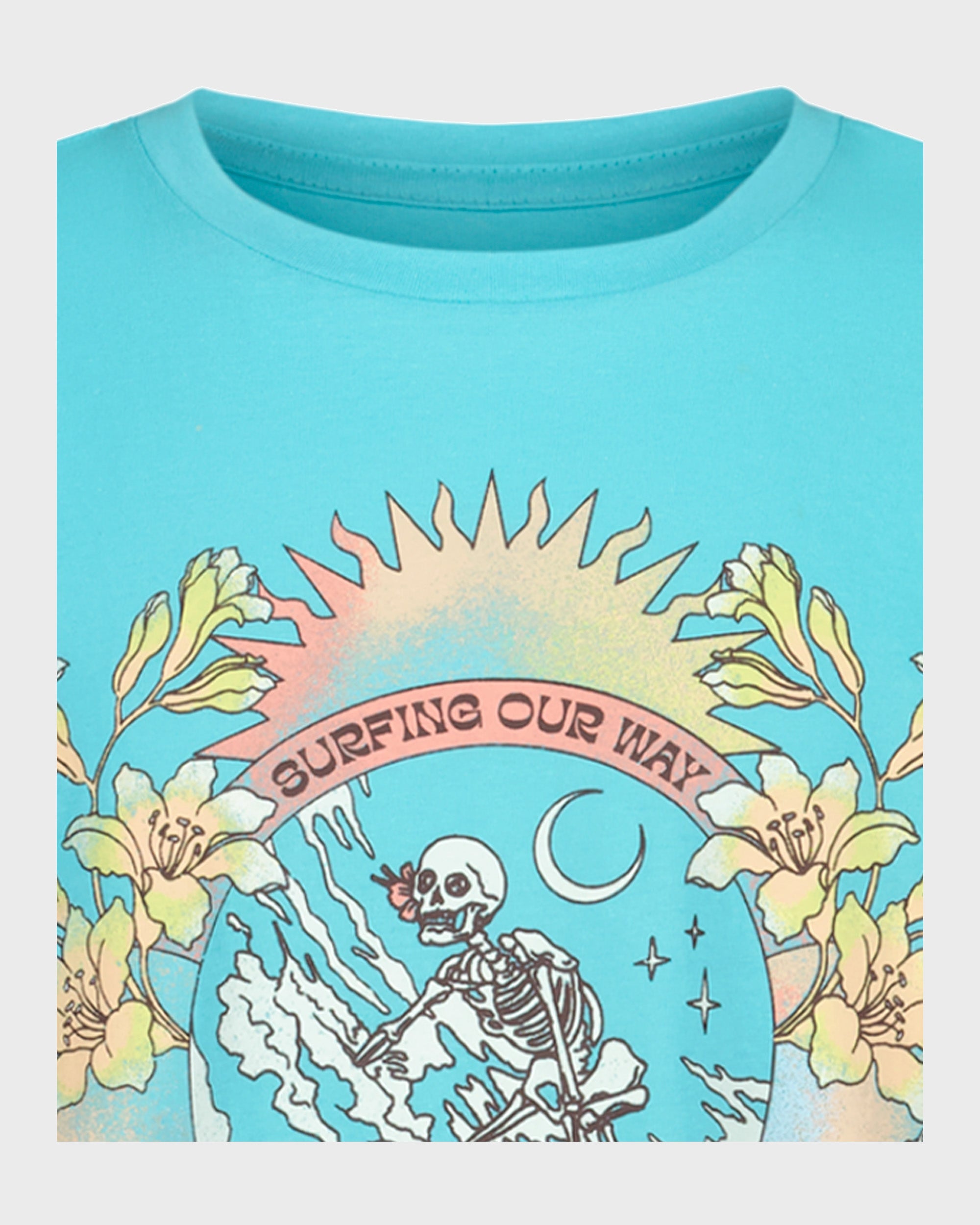 Girls Surfing Oversized T-Shirt