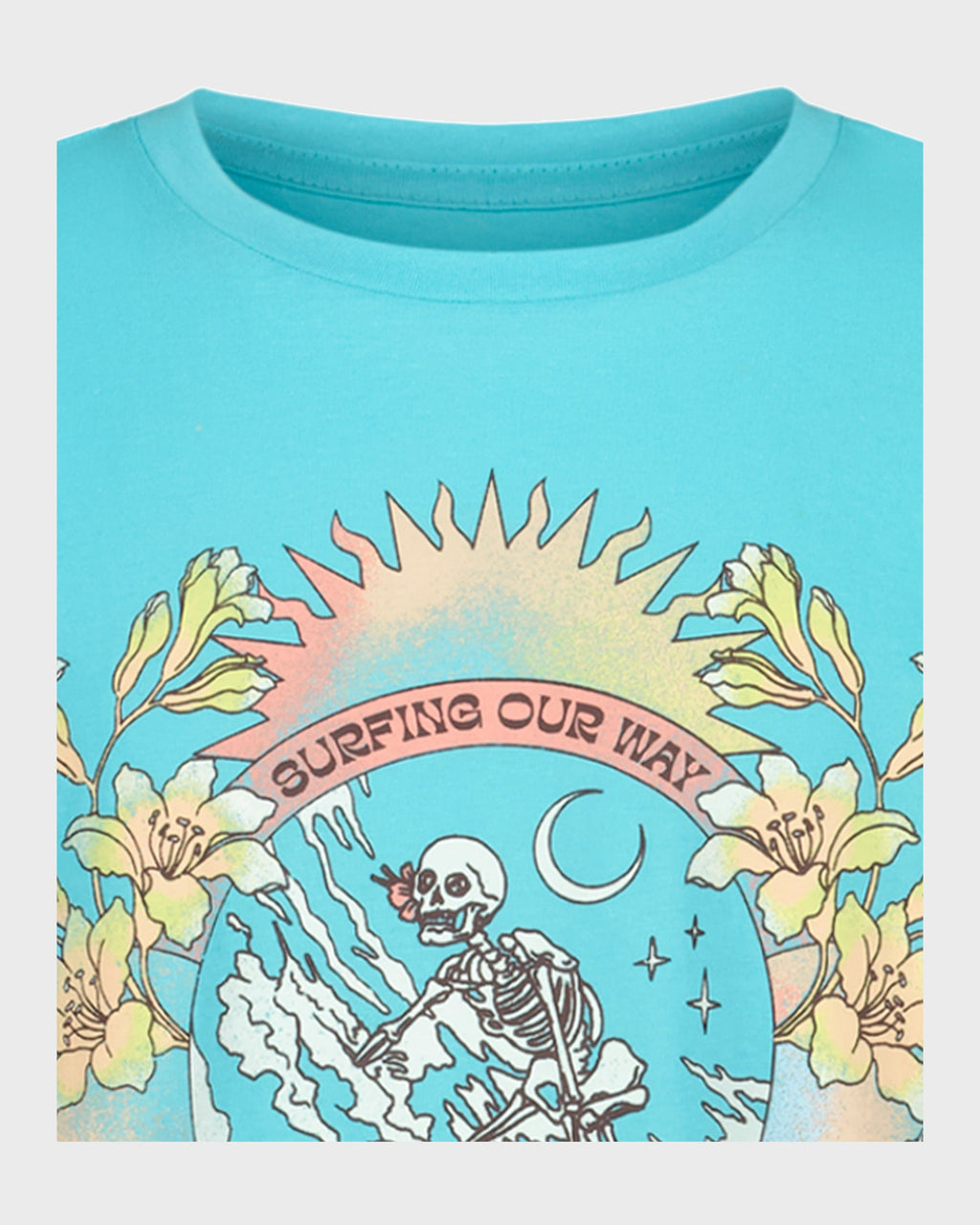 Girls Surfing Oversized T-Shirt