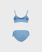 Girls Botanic Blues Bikini Set