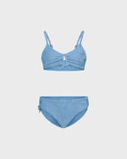 Girls Botanic Blues Bikini Set