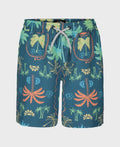 Little Boys Sundays Layback Swim Trunks