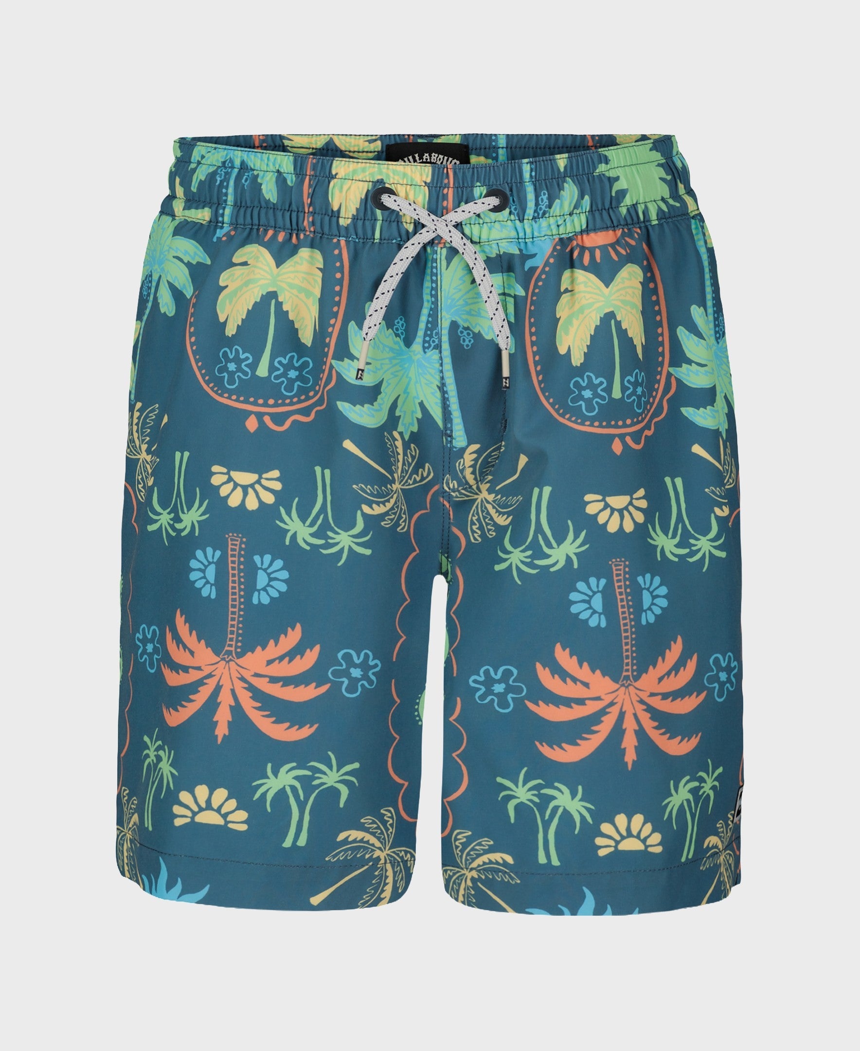 Little Boys Sundays Layback Swim Trunks