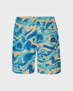 Little Boys Sundays Layback Swim Trunks