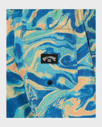 Little Boys Sundays Layback Swim Trunks