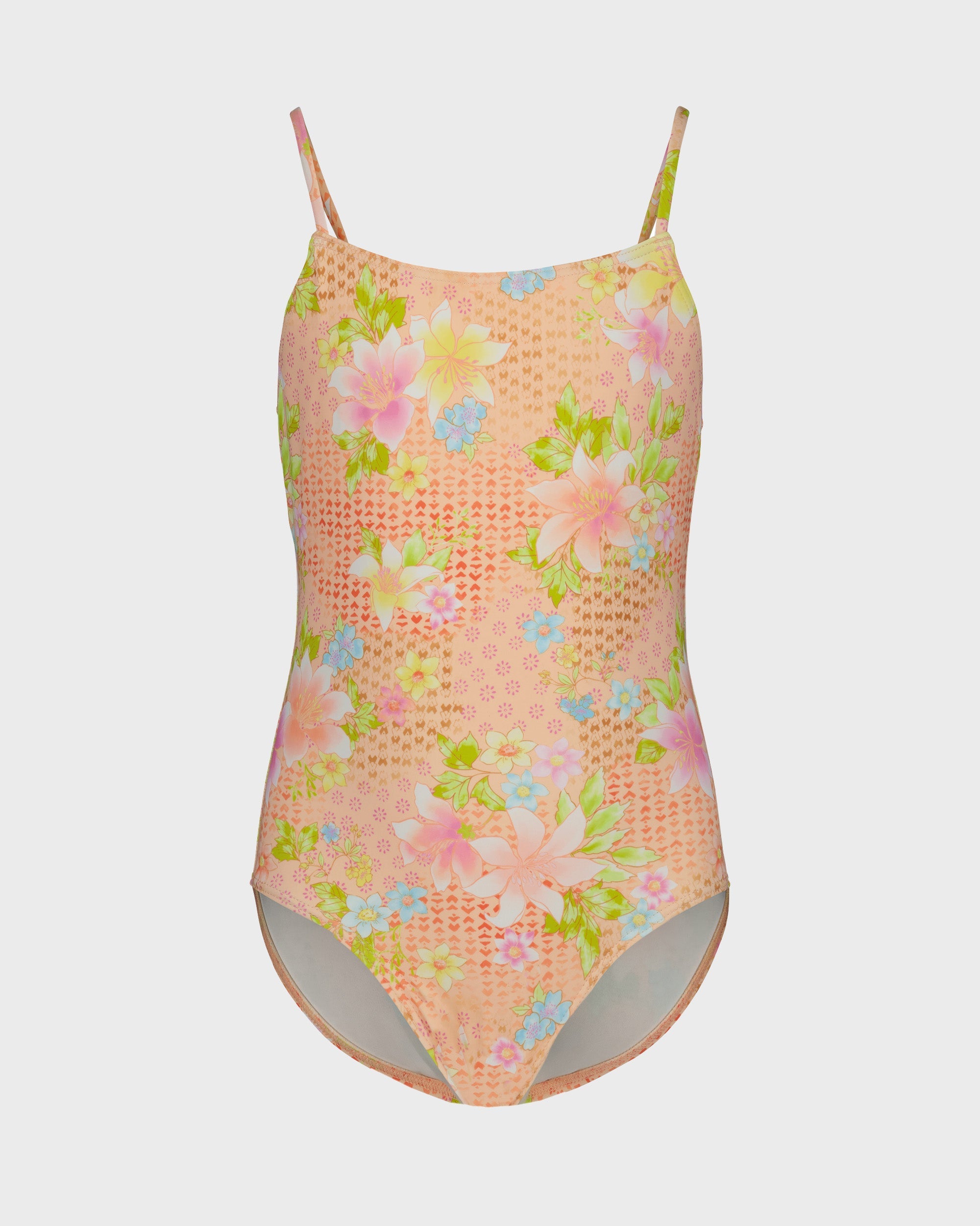 Girls Crazy For Coral One Piece Swimsuit
