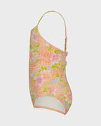 Girls Crazy For Coral One Piece Swimsuit