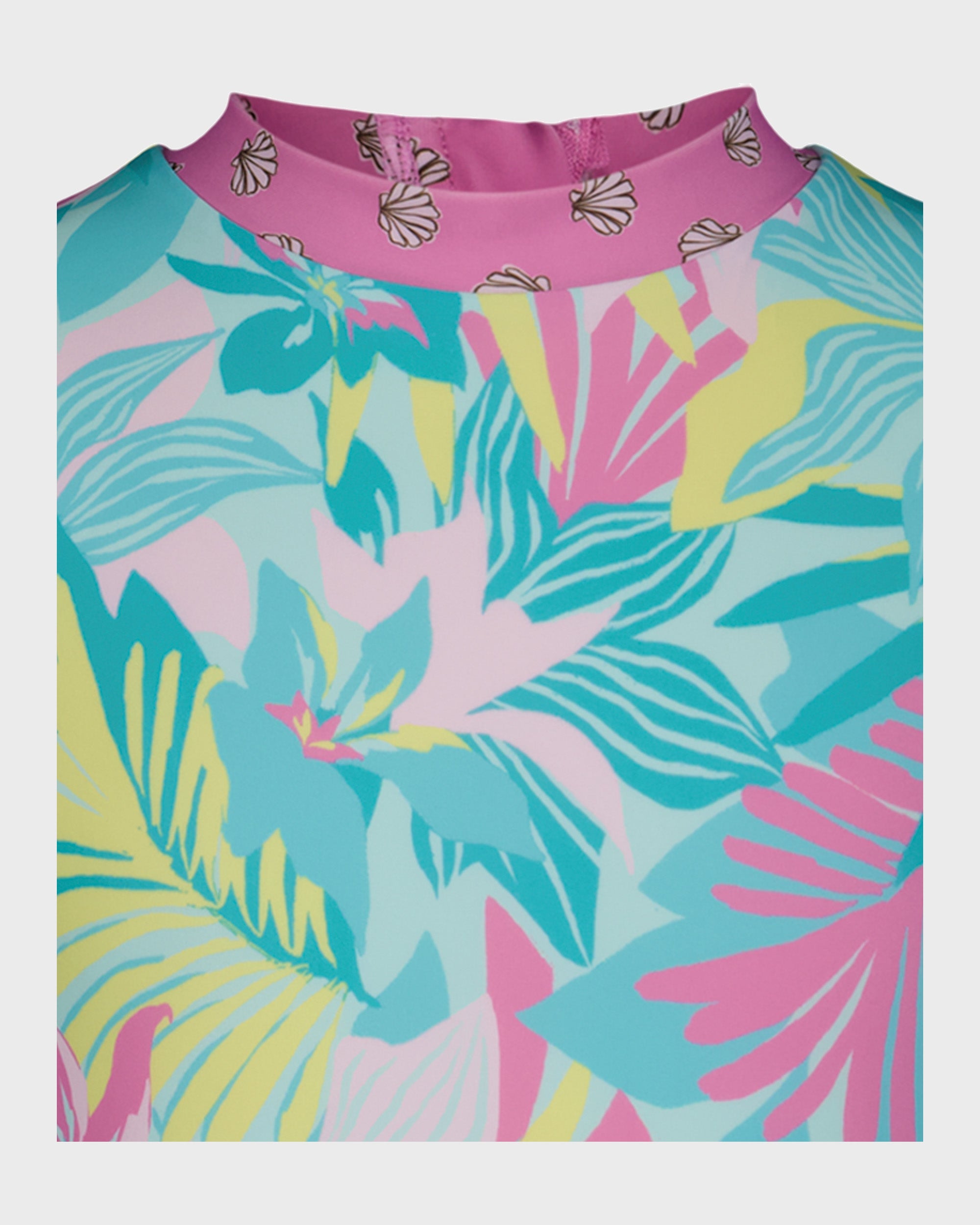 Girls Des Tropics Onesie Swimsuit