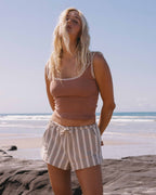 Shell Time Tank Top - Sugar Almond
