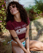 Catch Some Sun Short Sleeve T-Shirt - Red Dahlia