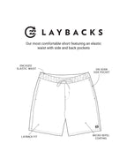 All Day Laybacks 16 Trunks - Real Teal